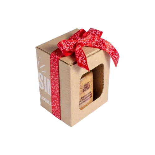 caja de regalo saludable con cremas de frutos secos unidad