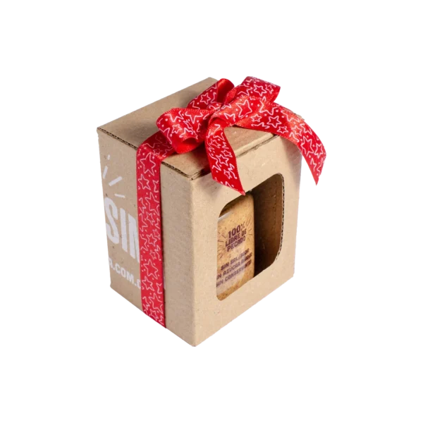 caja de regalo saludable con cremas de frutos secos unidad